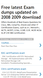 Mobile Screenshot of free-latest-exam-dump-updated-on-2008.blogspot.com