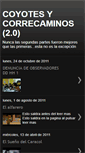 Mobile Screenshot of coyotesycorrecaminos20.blogspot.com