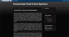 Desktop Screenshot of comunicadospartans.blogspot.com