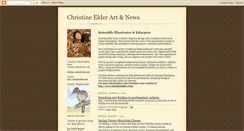 Desktop Screenshot of christineelderartnews.blogspot.com