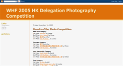 Desktop Screenshot of hk2whf2005photocontest.blogspot.com