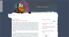 Desktop Screenshot of elbuhoaprendiz.blogspot.com