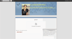 Desktop Screenshot of elrincondeeducacionfisica.blogspot.com