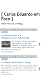 Mobile Screenshot of carloseduardoemfoco.blogspot.com