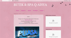 Desktop Screenshot of butikq-aisya.blogspot.com