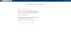 Desktop Screenshot of iphone3gsmail.blogspot.com
