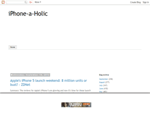 Tablet Screenshot of iphone-a-holic.blogspot.com
