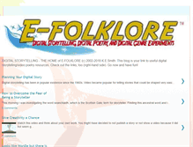 Tablet Screenshot of efolklore.blogspot.com