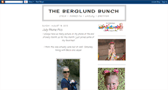 Desktop Screenshot of berglundbunch.blogspot.com