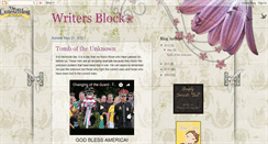 Desktop Screenshot of elizabethwritersblock.blogspot.com