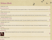 Tablet Screenshot of elizabethwritersblock.blogspot.com