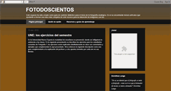 Desktop Screenshot of fotodoscientos.blogspot.com