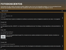 Tablet Screenshot of fotodoscientos.blogspot.com