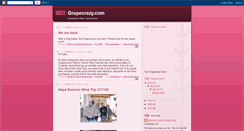 Desktop Screenshot of grapecrazy.blogspot.com