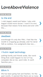 Mobile Screenshot of loveaboveviolence.blogspot.com