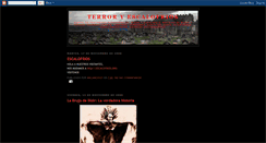 Desktop Screenshot of escalofrios-terror.blogspot.com