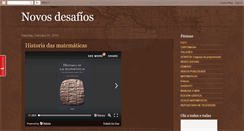 Desktop Screenshot of denovosdesafios.blogspot.com