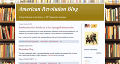 Desktop Screenshot of americanrevolutionblog.blogspot.com