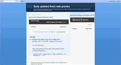 Desktop Screenshot of fresh-web-proxy.blogspot.com