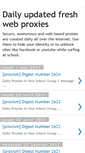 Mobile Screenshot of fresh-web-proxy.blogspot.com