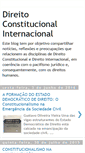 Mobile Screenshot of direitoconstitucionalinternacional.blogspot.com