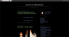 Desktop Screenshot of justinkbroadrick.blogspot.com