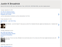 Tablet Screenshot of justinkbroadrick.blogspot.com