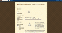 Desktop Screenshot of kendallauthors.blogspot.com