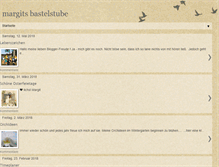 Tablet Screenshot of margits-bastelstube.blogspot.com