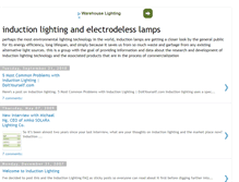 Tablet Screenshot of inductionlighting.blogspot.com