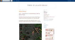 Desktop Screenshot of alanzblog.blogspot.com
