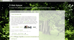 Desktop Screenshot of dwebxplorer.blogspot.com