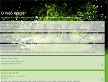 Tablet Screenshot of dwebxplorer.blogspot.com