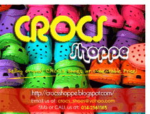 Tablet Screenshot of crocsshoppe.blogspot.com