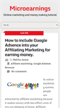 Mobile Screenshot of microearnings.blogspot.com