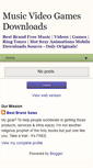 Mobile Screenshot of musicvideogamedownload.blogspot.com