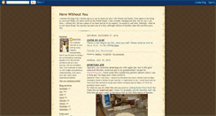 Desktop Screenshot of herewithoutyou-army.blogspot.com