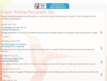 Tablet Screenshot of elegantweddingphotographytips.blogspot.com