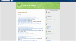 Desktop Screenshot of nwscience.blogspot.com