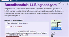 Desktop Screenshot of buendianoticia14.blogspot.com