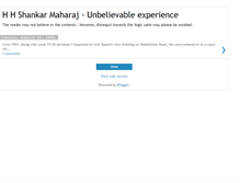 Tablet Screenshot of miraclesofshankarmaharaj.blogspot.com