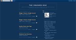 Desktop Screenshot of discrusher.blogspot.com