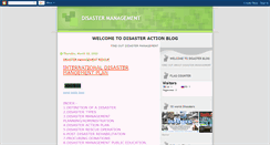 Desktop Screenshot of disastermanagementrescue.blogspot.com