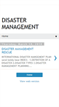 Mobile Screenshot of disastermanagementrescue.blogspot.com