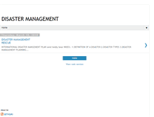 Tablet Screenshot of disastermanagementrescue.blogspot.com