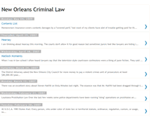 Tablet Screenshot of nolacriminaldefense.blogspot.com