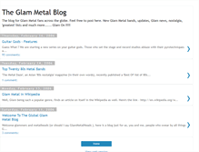 Tablet Screenshot of globalglammetalblog.blogspot.com