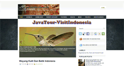 Desktop Screenshot of javatour-visitindonesian.blogspot.com