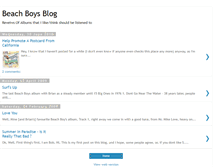 Tablet Screenshot of bobsbeachboysblog.blogspot.com