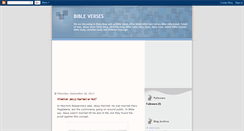 Desktop Screenshot of newbibleverses.blogspot.com